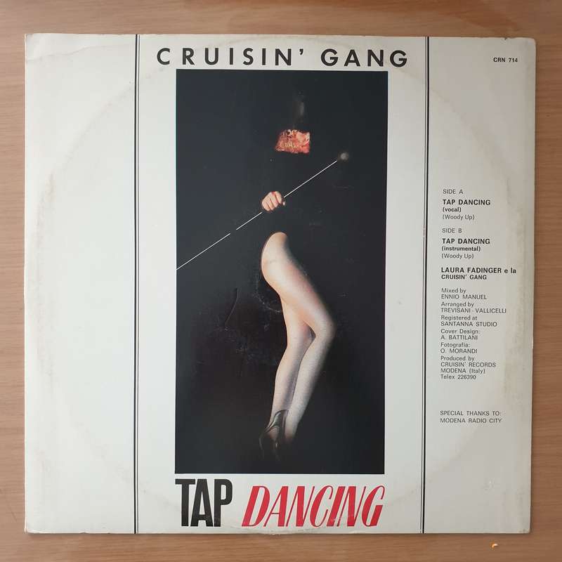 Cruisin' Gang - Tap Dancing - Vinyl LP Record - Very-Good+ Quality (VG+) (verygoodplus)