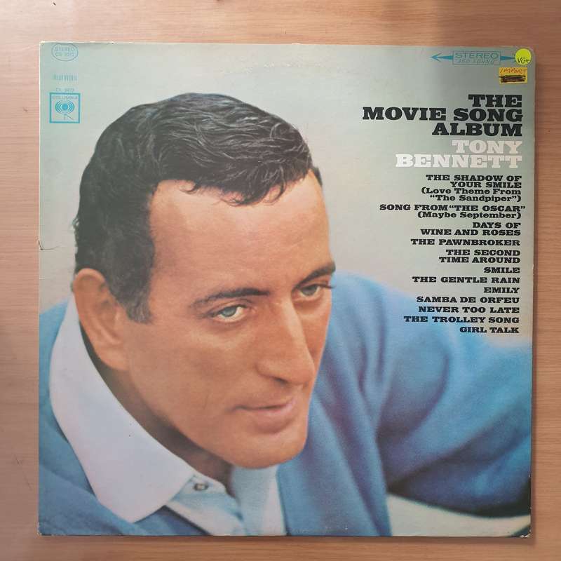 Tony Bennett  The Movie Song Album - Vinyl LP Record - Very-Good+ Quality (VG+) (verygoodplus)