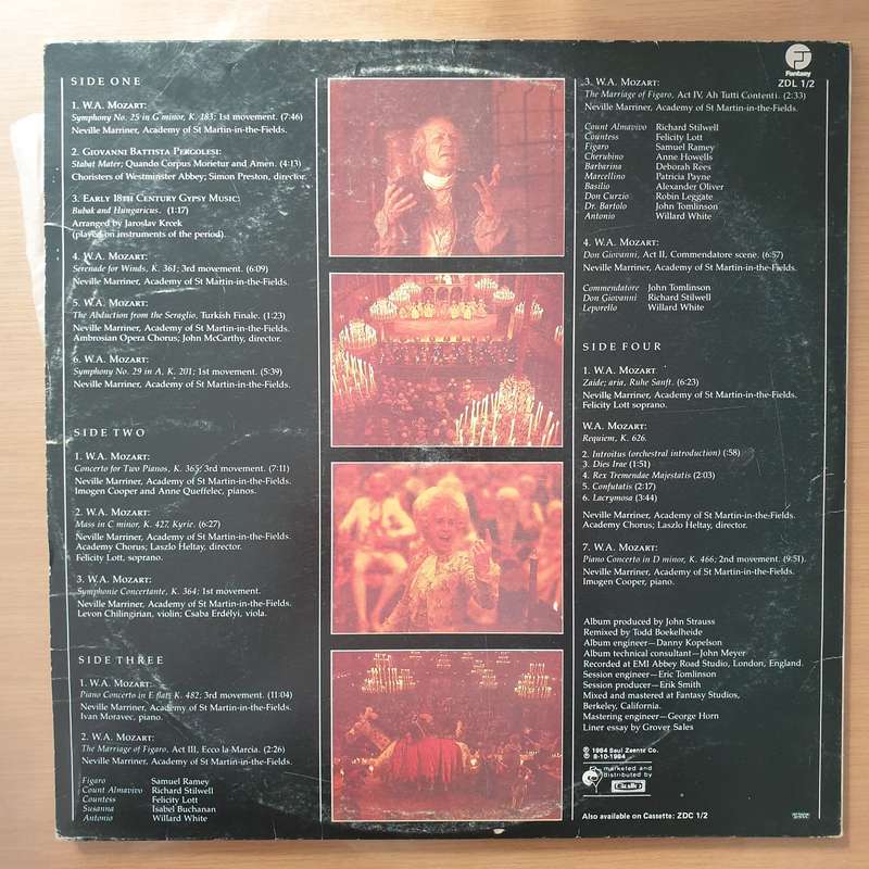 Amadeus (Original Soundtrack Recording) - Vinyl LP Record - Very-Good Quality (VG) (vgood)