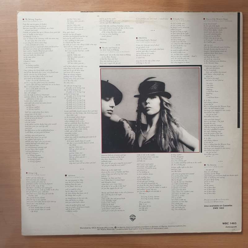 Rickie Lee Jones - Pirates - Vinyl LP Record - Very-Good+ Quality (VG+) (verygoodplus)