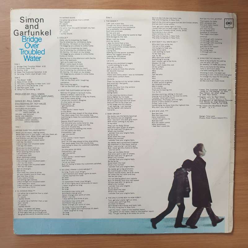 Simon and Garfunkel - Bridge Over Troubled Water (1474) - Vinyl LP Record (VG)