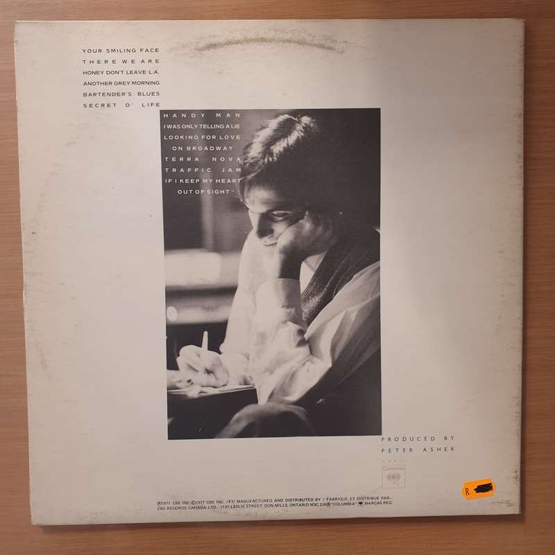 James Taylor  JT - Vinyl LP Record - Very-Good+ Quality (VG+) (verygoodplus)