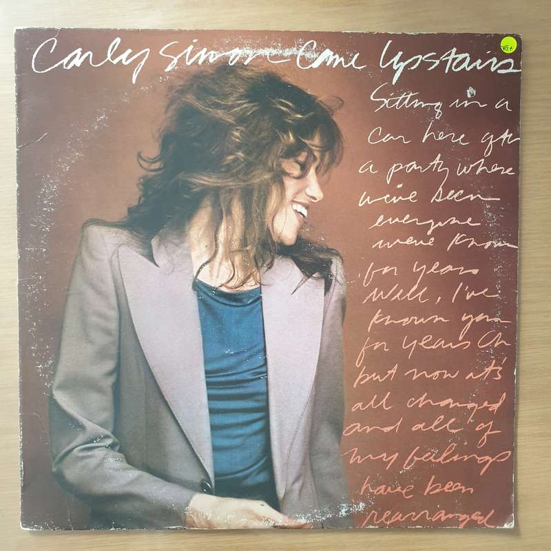 Carly Simon  Come Upstairs - Vinyl LP Record - Very-Good+ Quality (VG+) (verygoodplus)