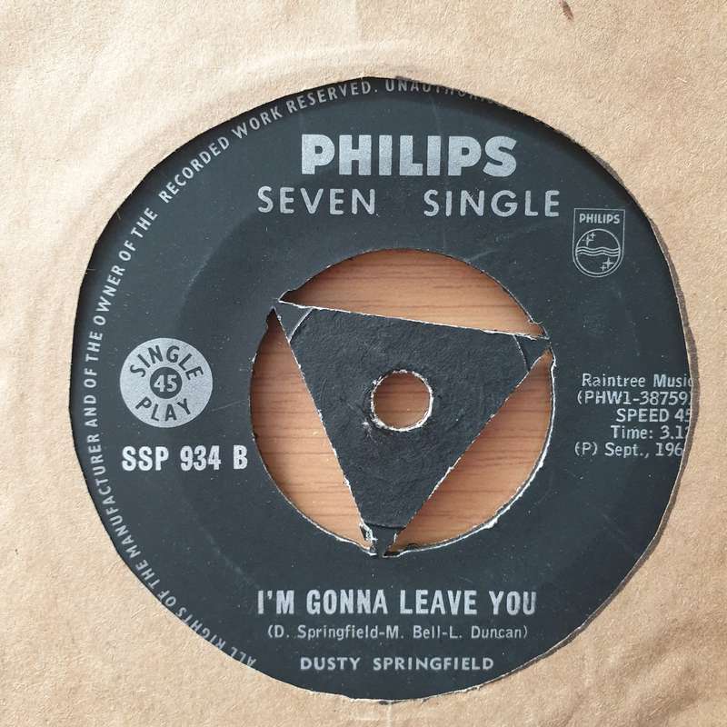 Dusty Springfield  All I See Is You - Vinyl 7" Record - Very-Good+ Quality (VG+) (verygoodplus)