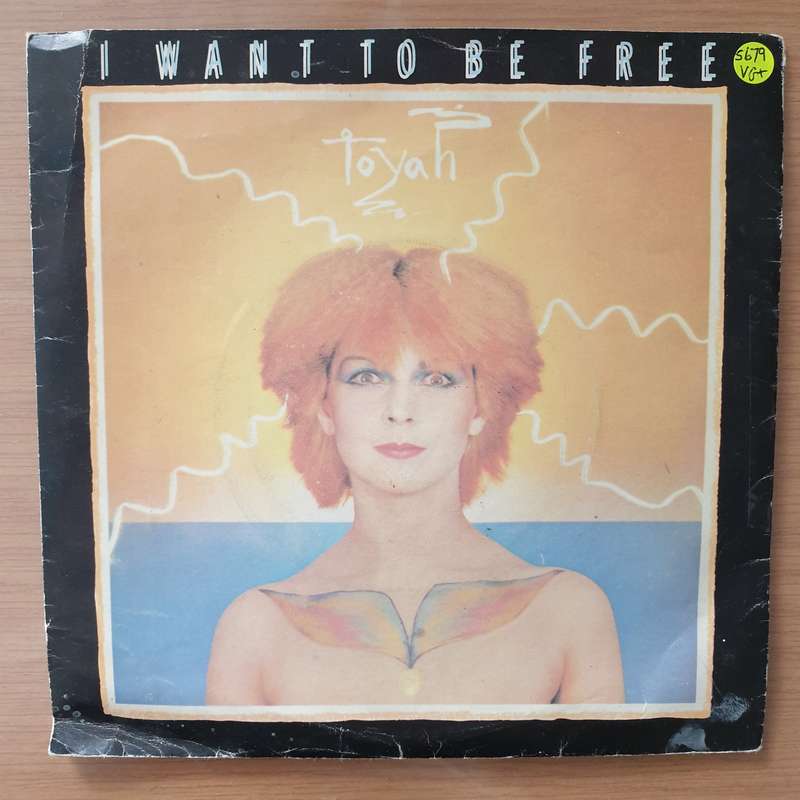 Toyah  I Want To Be Free - Vinyl 7" Record - Very-Good+ Quality (VG+) (verygoodplus)