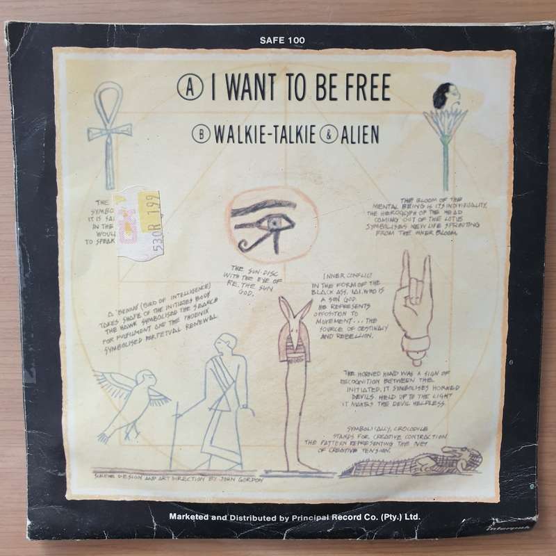 Toyah  I Want To Be Free - Vinyl 7" Record - Very-Good+ Quality (VG+) (verygoodplus)