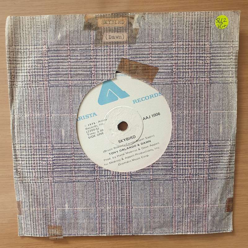 Tony Orlando & Dawn  Skybird (Rhodesia)- Vinyl 7" Record - Very-Good+ Quality (VG+) (verygoodp...