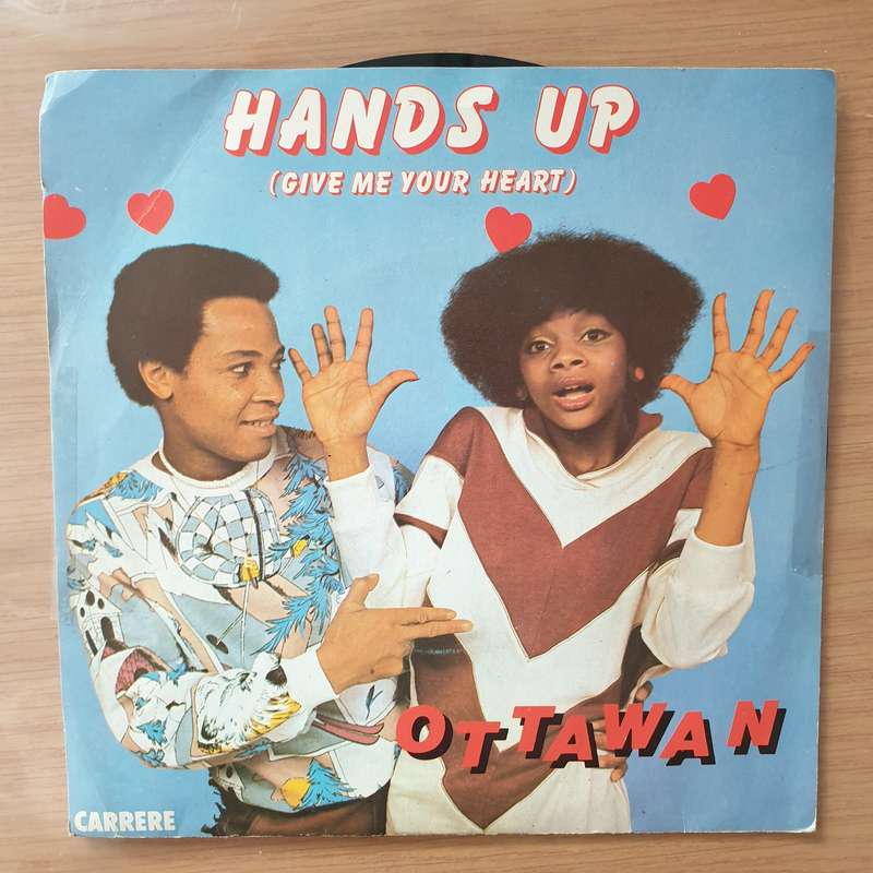 Ottawan  Hands Up (Give Me Your Heart) - Vinyl 7" Record - Very-Good+ Quality (VG+) (verygoodp...