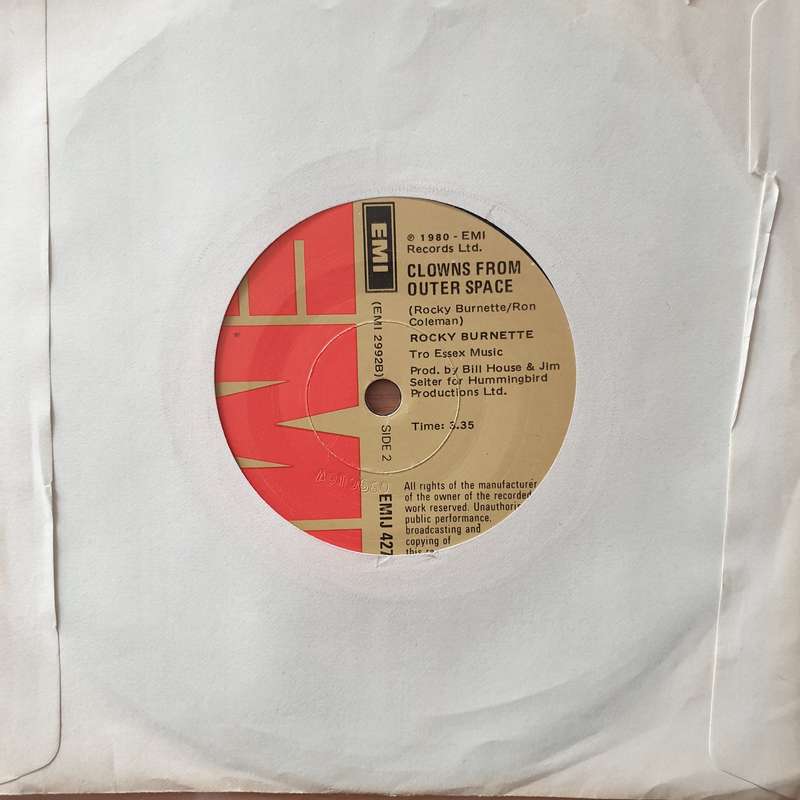 Rocky Burnette  Tired Of Toein' The Line - Vinyl 7" Record - Very-Good+ Quality (VG+) (verygoo...