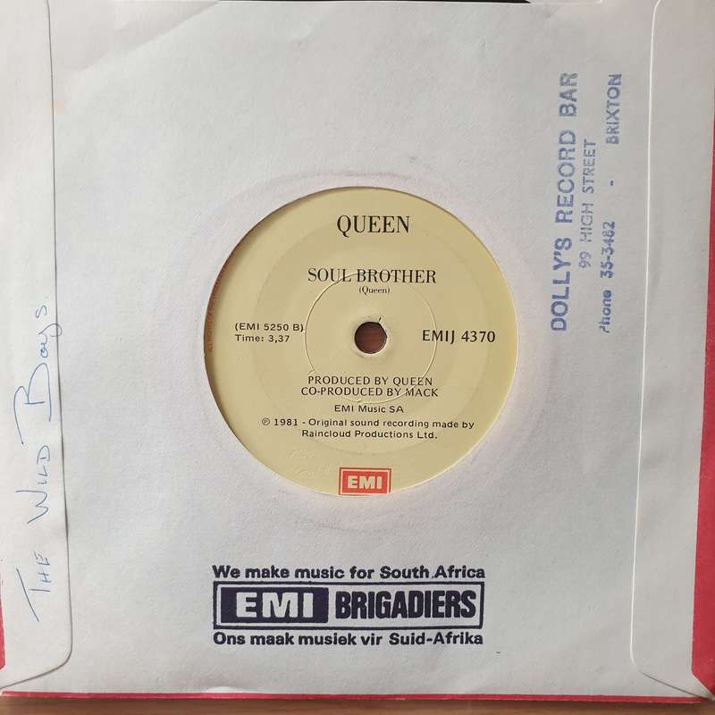 Queen & David Bowie  Under Pressure - Vinyl 7" Record - Very-Good+ Quality (VG+) (verygoodplus)