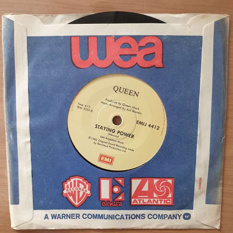 Queen  Back Chat - Vinyl 7" Record - Very-Good+ Quality (VG+) (verygoodplus)