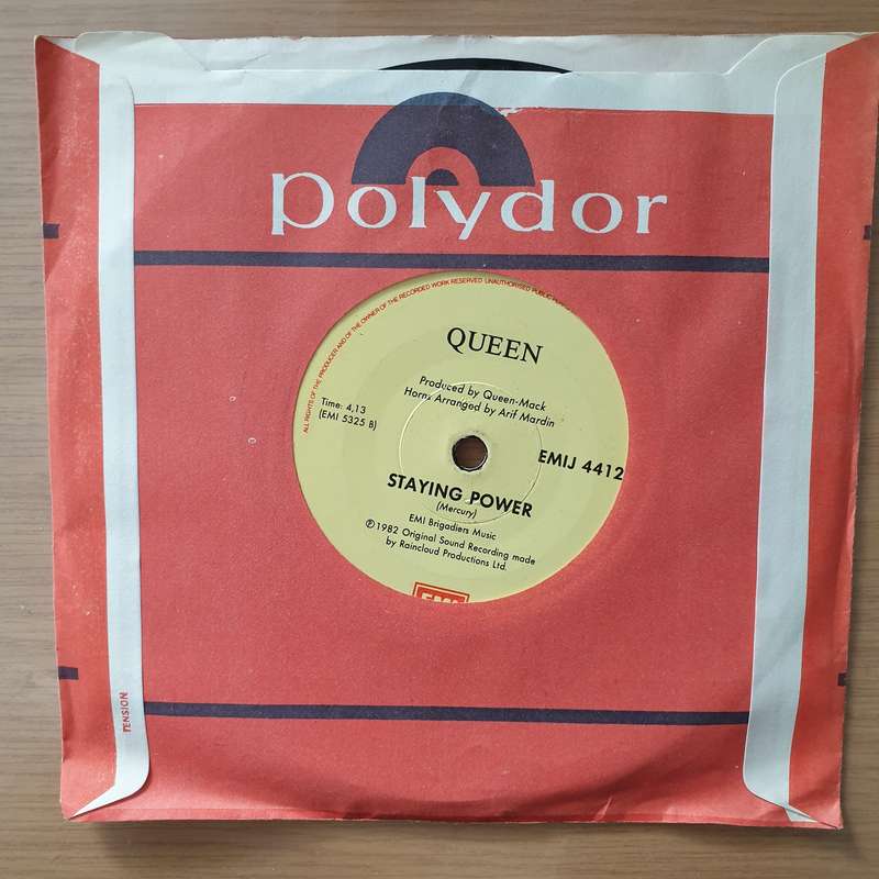 Queen  Back Chat - Vinyl 7" Record - Very-Good+ Quality (VG+) (verygoodplus)