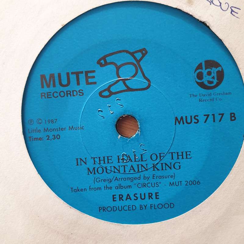 Erasure  It Doesn't Have To Be - Vinyl 7" Record - Very-Good+ Quality (VG+) (verygoodplus)