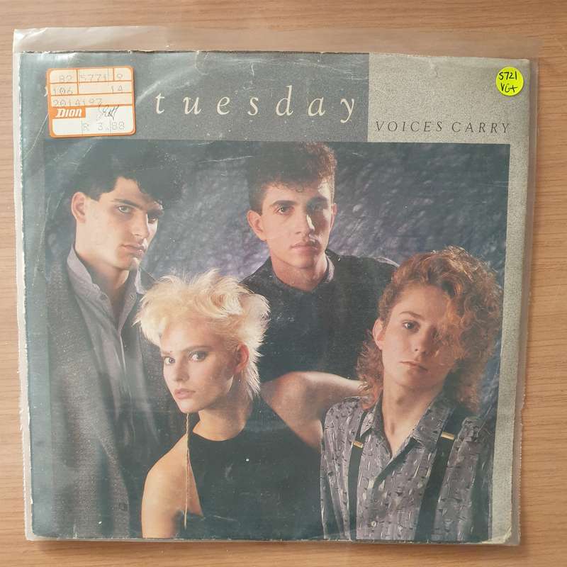 'Til Tuesday  Voices Carry - Vinyl 7" Record - Very-Good+ Quality (VG+) (verygoodplus)