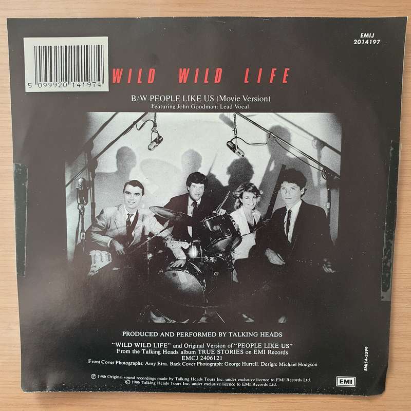 Talking Heads  Wild Wild Life - Vinyl 7" Record - Very-Good+ Quality (VG+) (verygoodplus)