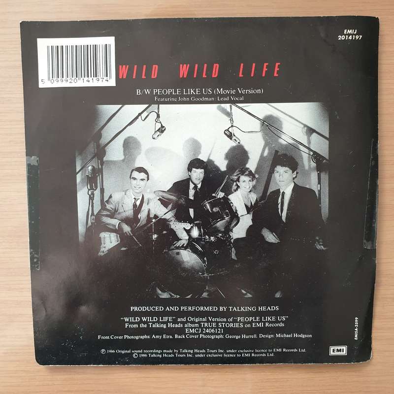 Talking Heads  Wild Wild Life - Vinyl 7" Record - Very-Good+ Quality (VG+) (verygoodplus)
