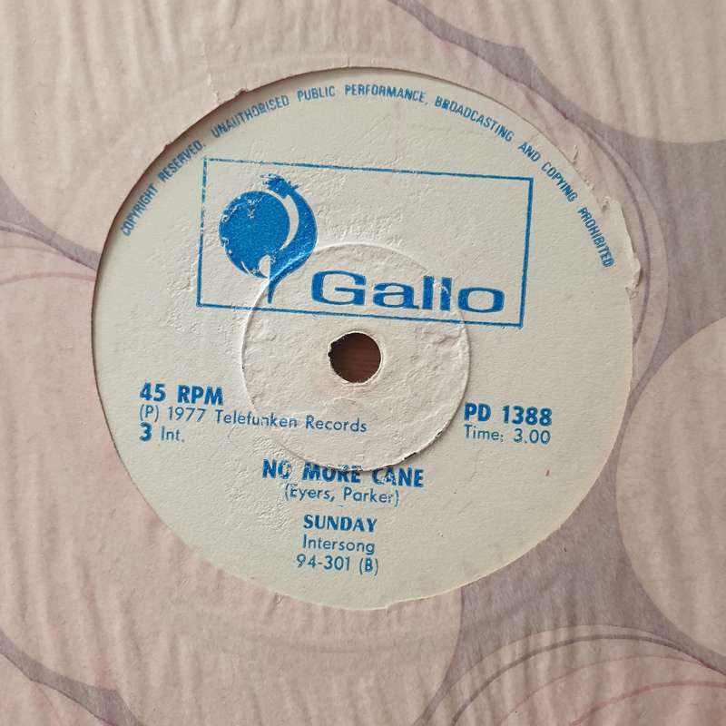 Sunday  I've Got Troubles - Vinyl 7" Record - Very-Good+ Quality (VG+) (verygoodplus)