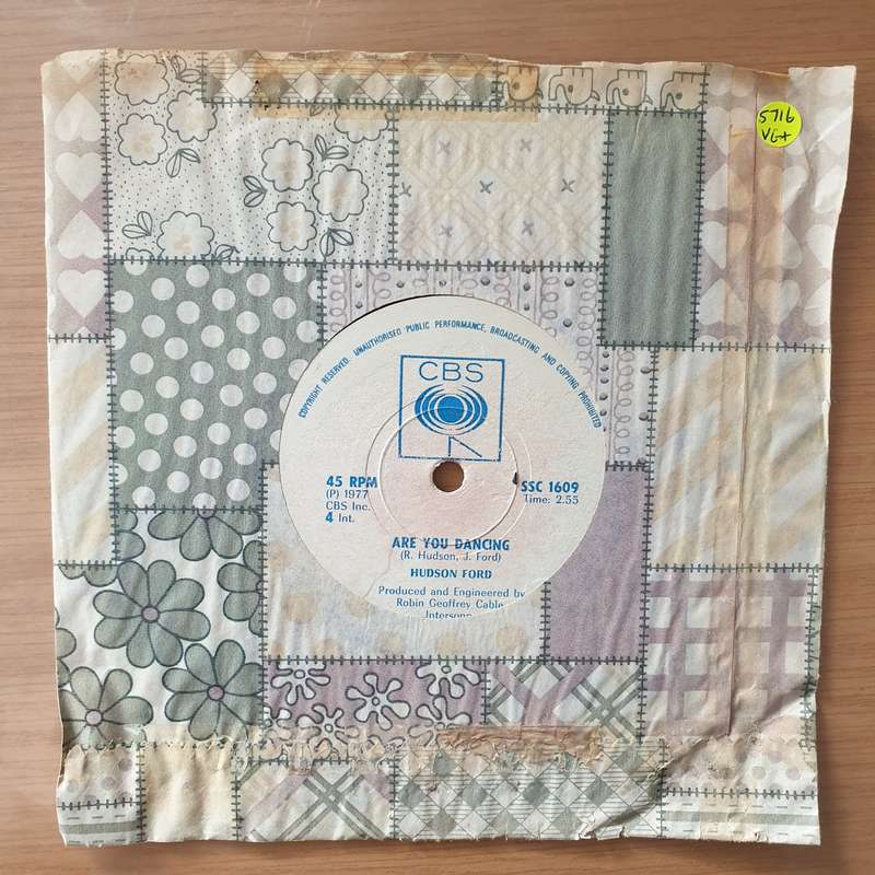 Hudson-Ford  Are You Dancing (Rhodesia) - Vinyl 7" Record - Very-Good+ Quality (VG+) (verygood...