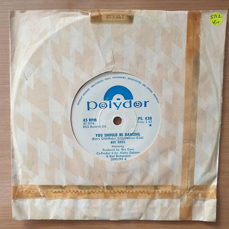 Bee Gees  You Should Be Dancing (Rhodesia) - Vinyl 7" Record - Very-Good+ Quality (VG+) (veryg...