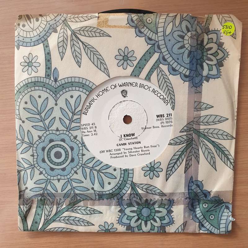 Candi Staton  Young Hearts Run Free (Rhodesia) - Vinyl 7" Record - Very-Good+ Quality (VG+) (v...