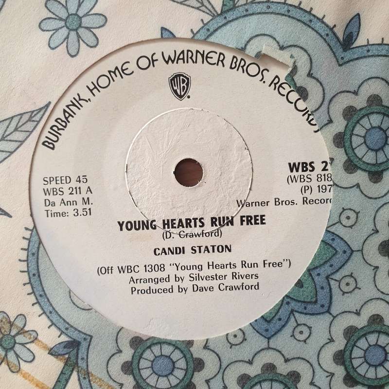 Candi Staton  Young Hearts Run Free (Rhodesia) - Vinyl 7" Record - Very-Good+ Quality (VG+) (v...