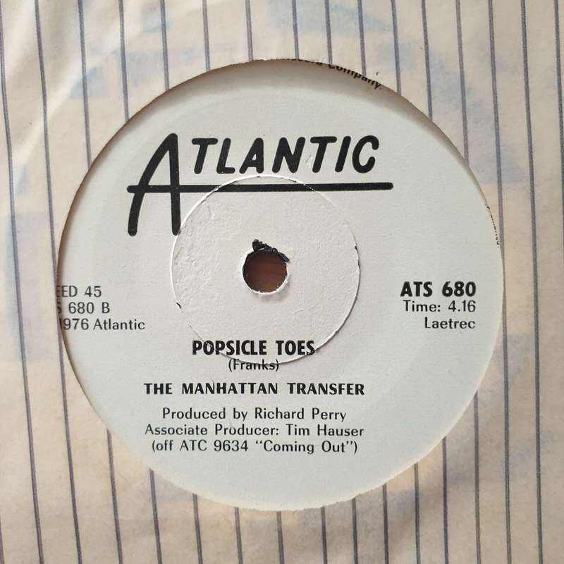 Manhattan Transfer  Chanson D'Amour (Rhodesia) - Vinyl 7" Record - Very-Good+ Quality (VG+) (v...
