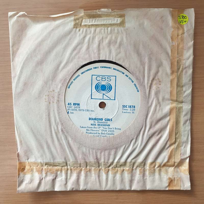Neil Diamond  Say Maybe (Rhodesia) - Vinyl 7" Record - Very-Good+ Quality (VG+) (verygoodplus)
