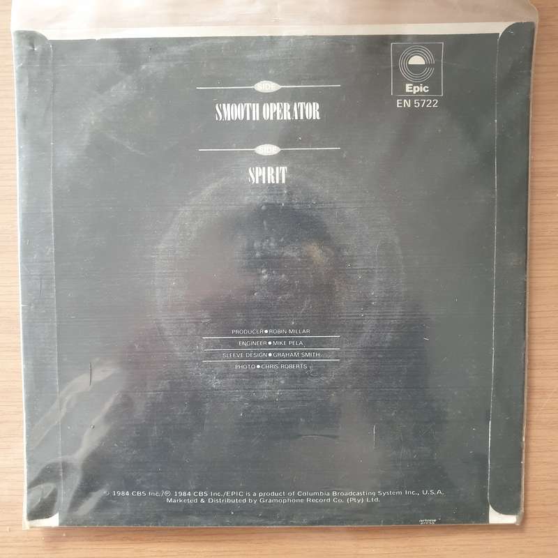 Sade  Smooth Operator - Vinyl 7" Record - Very-Good+ Quality (VG+) (verygoodplus)