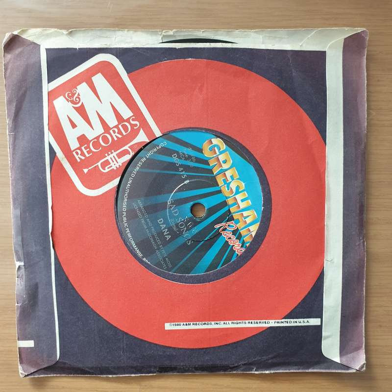 Dana  Little Things Mean A Lot - Vinyl 7" Record - Very-Good+ Quality (VG+) (verygoodplus)