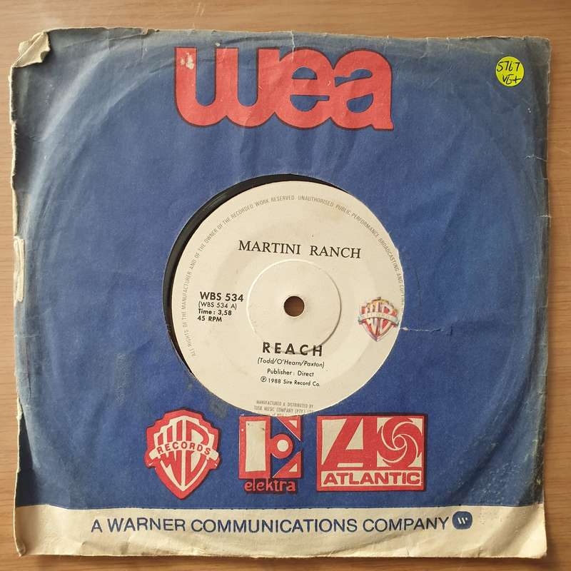 Reach - Martini Ranch  Vinyl 7" Record - Very-Good+ Quality (VG+) (verygoodplus)