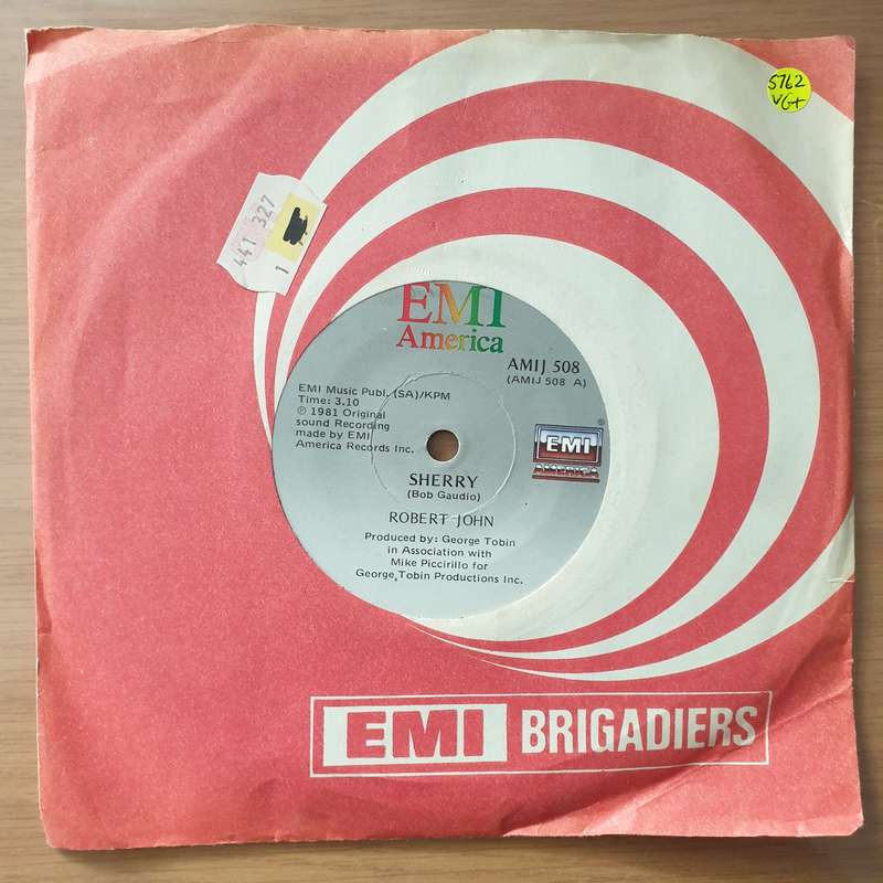 Robert John  Sherry / On My Own - Vinyl 7" Record - Very-Good+ Quality (VG+) (verygoodplus)
