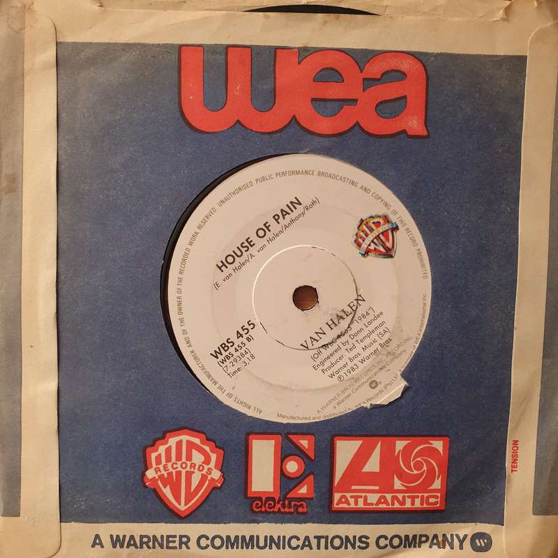 Van Halen  Jump - Vinyl 7" Record - Very-Good+ Quality (VG+) (verygoodplus)