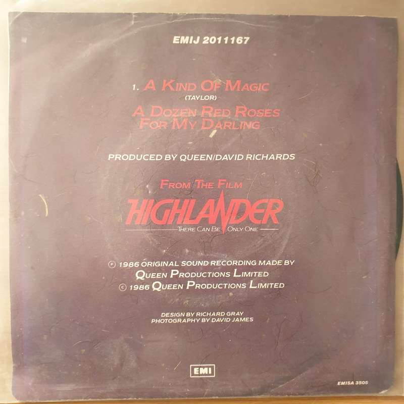 Queen  A Kind Of Magic - Vinyl 7" Record - Very-Good+ Quality (VG+) (verygoodplus)