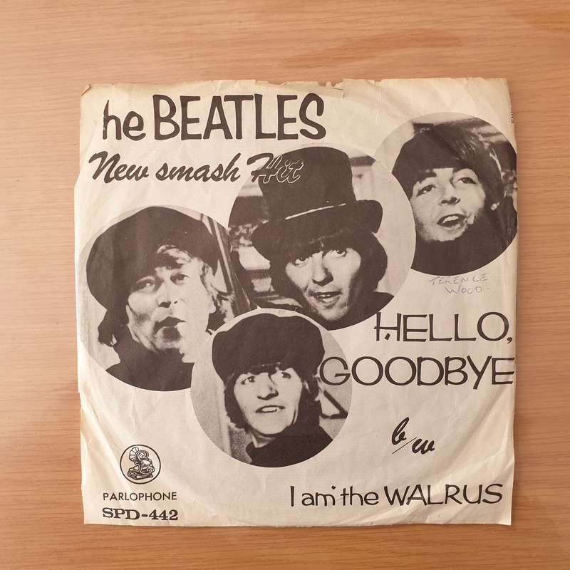 The Beatles  Hello, Goodbye - Vinyl 7" Record - Very-Good Quality (VG)