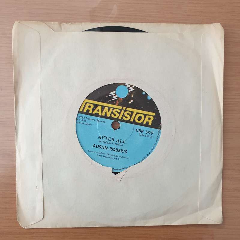 Austin Roberts  Over You - Vinyl 7" Record - Very-Good+ Quality (VG+)