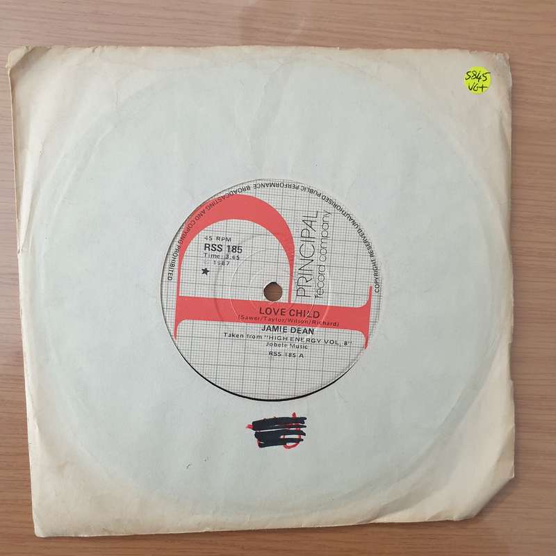 Jamie Dean  Love Child - Vinyl 7" Record - Very-Good+ Quality (VG+)