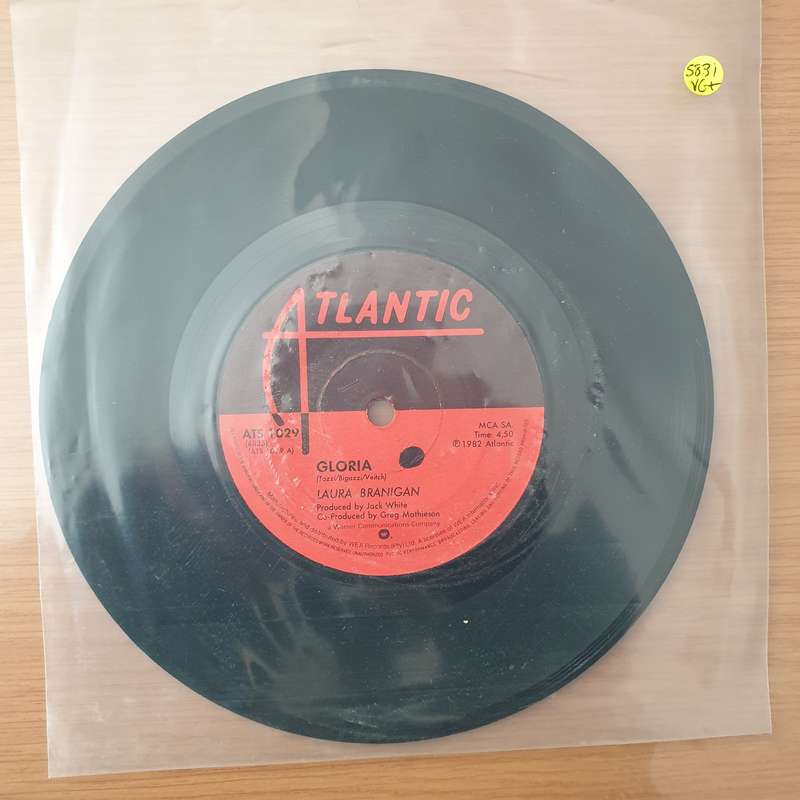 Laura Branigan  Gloria - Vinyl 7" Record - Very-Good+ Quality (VG+) (verygoodplus)