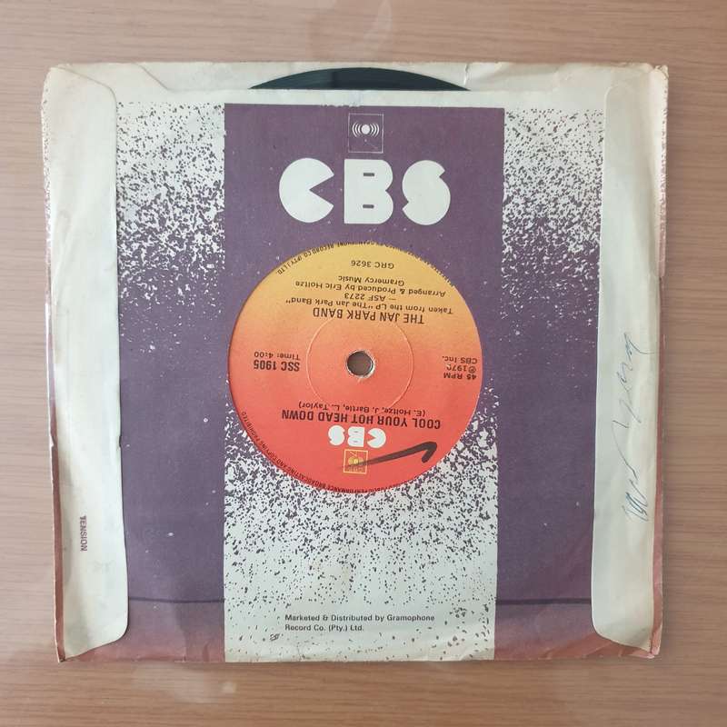 The Jan Park Band  Stranger - Vinyl 7" Record - Very-Good+ Quality (VG+) (verygoodplus)