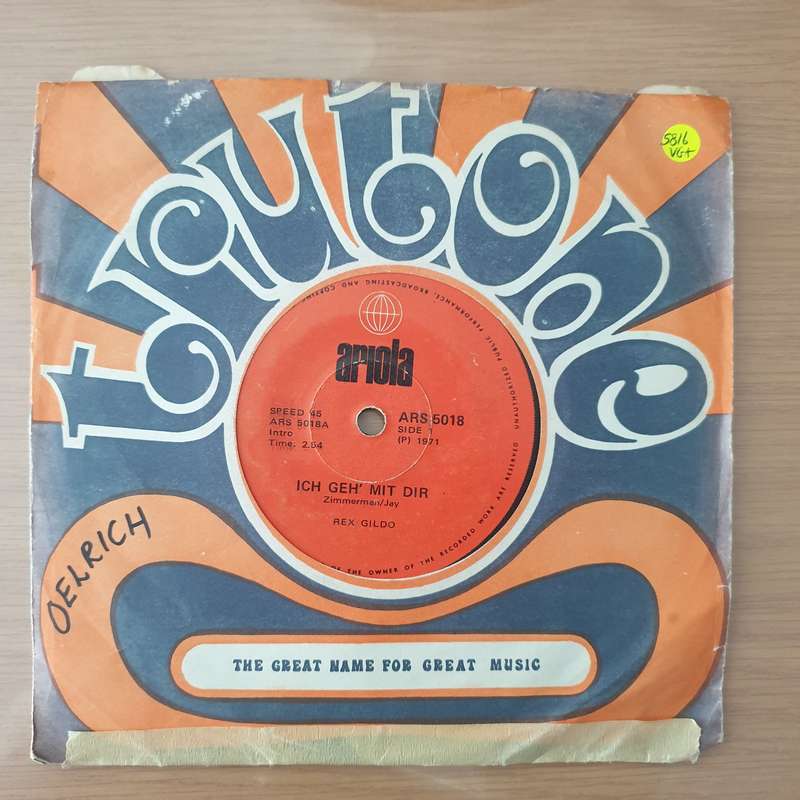 Rex Gildo  Ich Geh' Mit Dir - Vinyl 7" Record - Very-Good+ Quality (VG+) (verygoodplus)