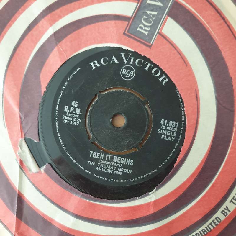 The Thomas Group  I've Got No More To Say - Vinyl 7" Record - Very-Good+ Quality (VG+) (verygo...