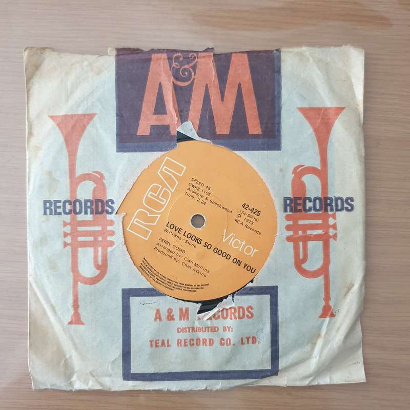 Perry Como  And I Love You So - Vinyl 7" Record - Very-Good+ Quality (VG+) (verygoodplus)