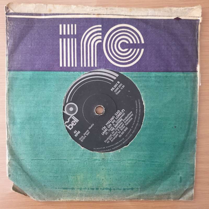 The Drifters  Kissin' In The Back Row Of The Movies - Vinyl 7" Record - Very-Good+ Quality (VG...