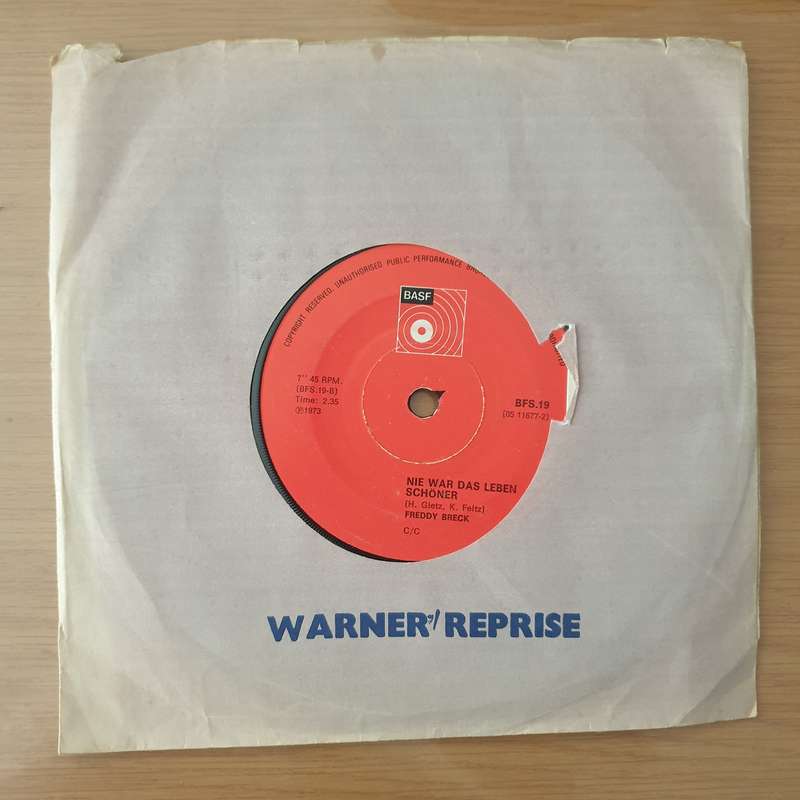 Freddy Breck  Bianca - Vinyl 7" Record - Very-Good+ Quality (VG+) (verygoodplus)