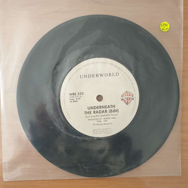 Underworld  Underneath The Radar - Vinyl 7" Record - Very-Good+ Quality (VG+) (verygoodplus)