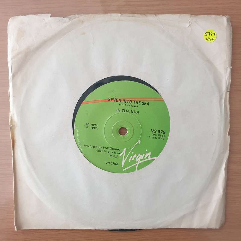 In Tua Nua  Seven Into The Sea - Vinyl 7" Record - Very-Good+ Quality (VG+) (verygoodplus)