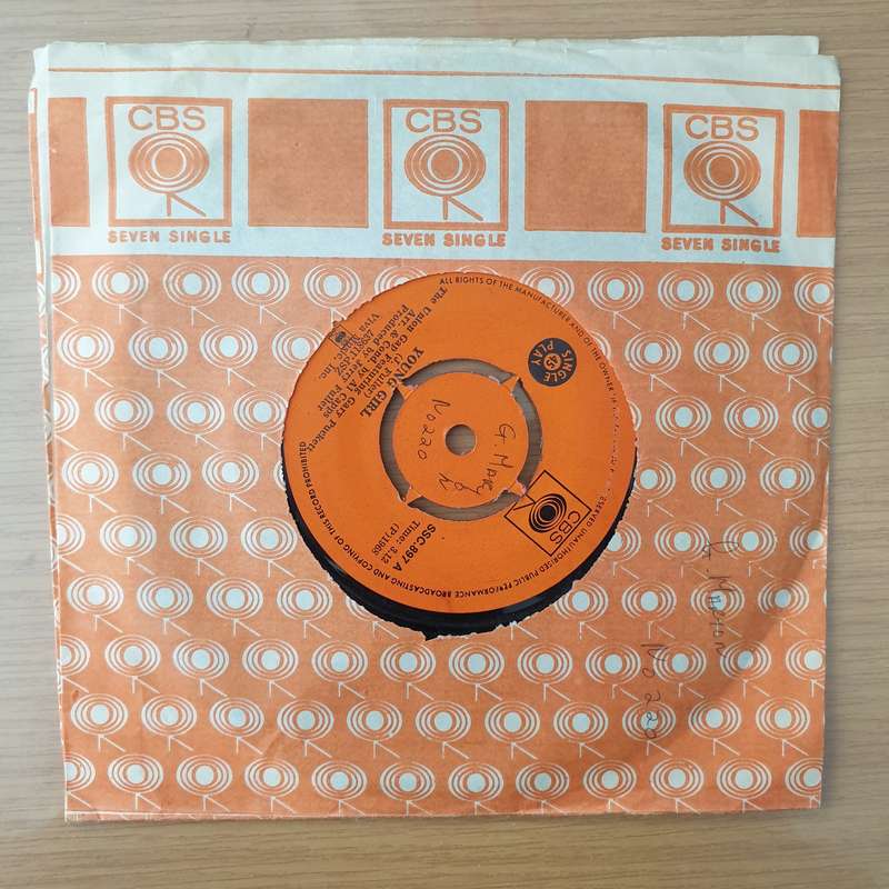 The Union Gap Featuring Gary Puckett  Young Girl - Vinyl 7" Record - Very-Good+ Quality (VG+) ...