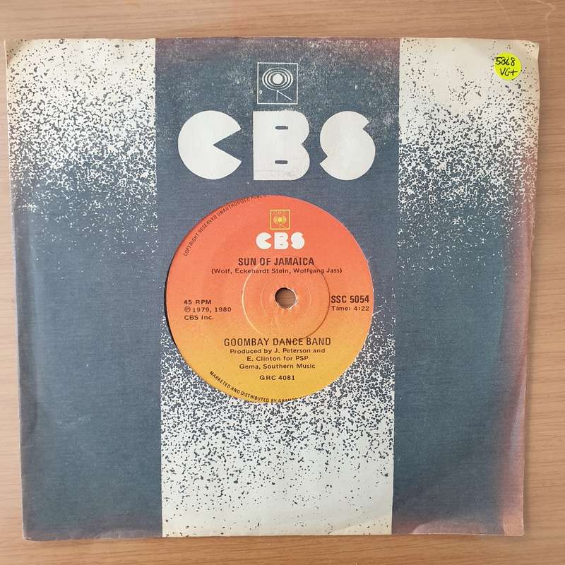 Goombay Dance Band  Sun Of Jamaica - Vinyl 7" Record - Very-Good+ Quality (VG+) (verygoodplus)