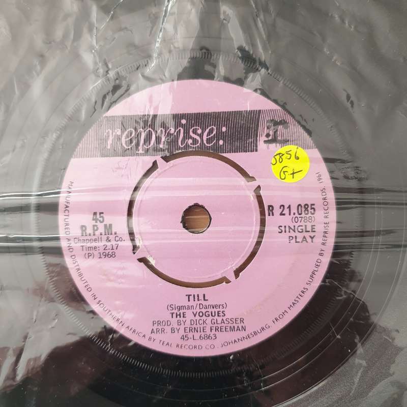 The Vogues  Till - Vinyl 7" Record - Good+ Quality (G+) (gplus7)