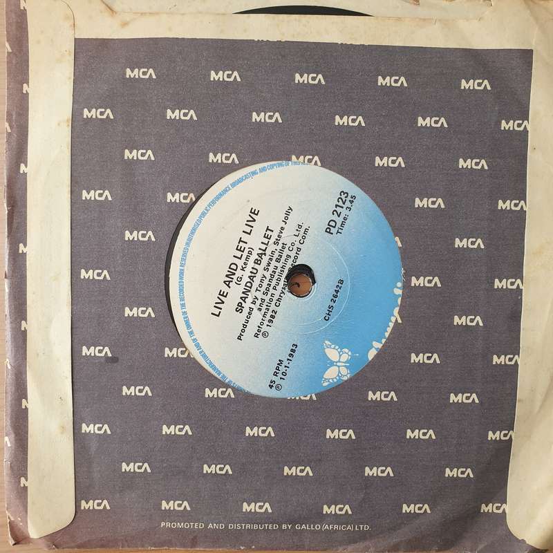 Spandau Ballet  Lifeline - Vinyl 7" Record - Very-Good+ Quality (VG+) (verygoodplus)