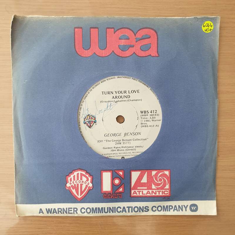 George Benson  Turn Your Love Around - Vinyl 7" Record - Very-Good+ Quality (VG+)